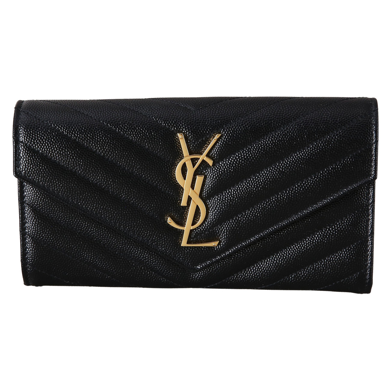 Yves Saint Laurent(USED)생로랑 372264 마틀라세 모노그램 플랩 장지갑